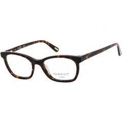 Gant Women's Eyeglasses - Full Rim Dark Havana Rectangular Shaped Frame | GA4095 052