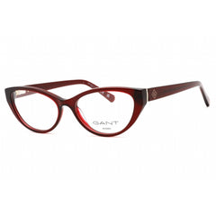 Gant Women's Eyeglasses - Full Rim Shiny Red Plastic Cat Eye Shape Frame | GA4142 066