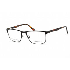 Gant Women's Eyeglasses - Matte Black/Havana Rectangular Metal Frame | GA3226 002