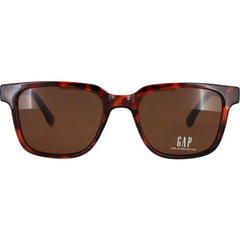 Gap Unisex Sunglasses - Havana Plastic Square Frame Brown Lens | GAP SGP405 HAV