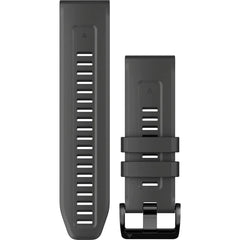 Garmin Watch Band - QuickFit Graphite Silicone Rubber Interchangable | 010-13117-01