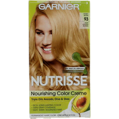 Garnier Women's Permanent Hair Color Kit - Nutrisse Coloring Creme, Honey Butter 93