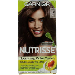 Garnier Women's Permanent Hair Color - Nutrisse Nourishing Coloring Creme, Cool Tea 51