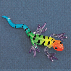 Gecko Glass Figurine
