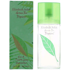 Green Tea Tropical by Elizabeth Arden, 3.3 oz Eau De Toilette Spray for Women