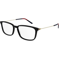 Gucci Men's Eyeglasses - Black Plastic/Metal Rectangular Shape Frame | GG1056OA 001