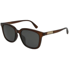 Gucci Men's Sunglasses - Brown Square Plastic Frame Grey Lens | GG0939SA-30010479002