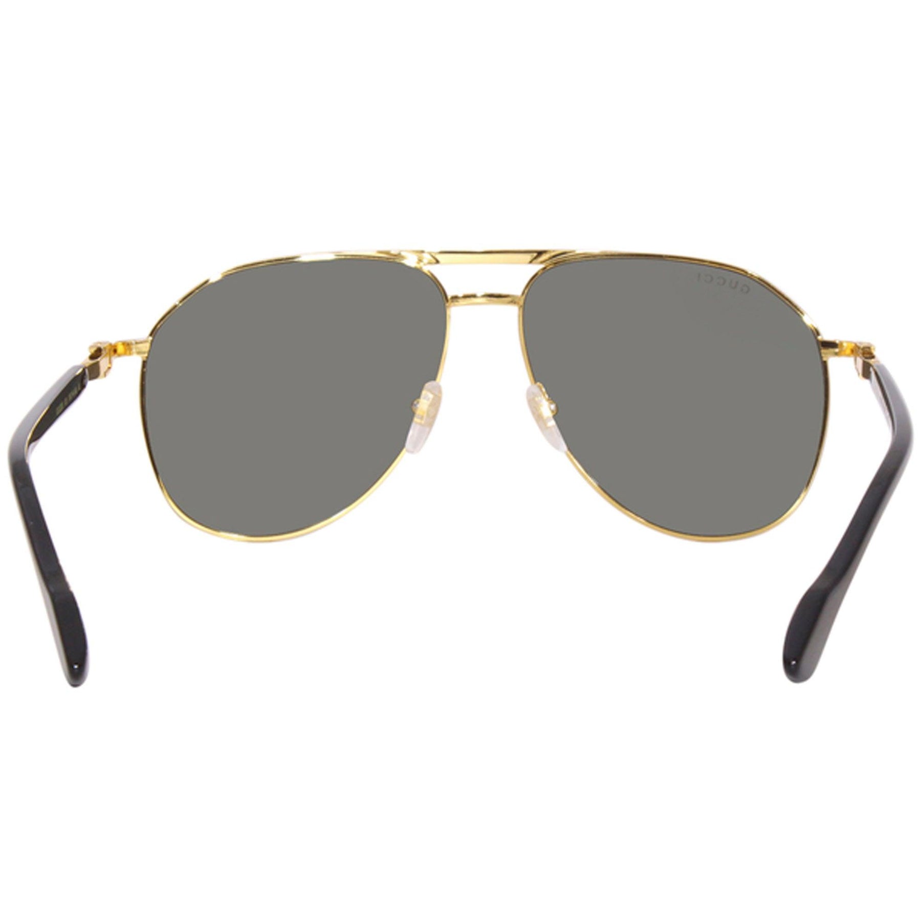 Gucci Unisex Sunglasses - Full Rim Gold and Black Pilot  display picture 3