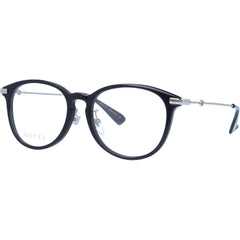 Gucci Women's Eyeglasses - Black Acetate/Metal Cat Eye Frame Demo Lens | GG1014OA 001