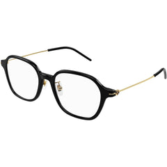 Gucci Women's Eyeglasses - Black Acetate/Metal Square Frame Demo Lens | GG1277OA 001