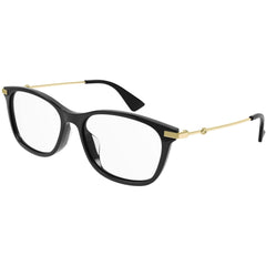 Gucci Women's Eyeglasses - Black Rectangular Shape Frame Demo Lens | GG1061OA 001