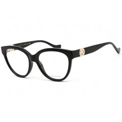 Gucci Women's Eyeglasses - Fixed Nose Pads Black Cat Eye Plastic Frame | GG1024O 008