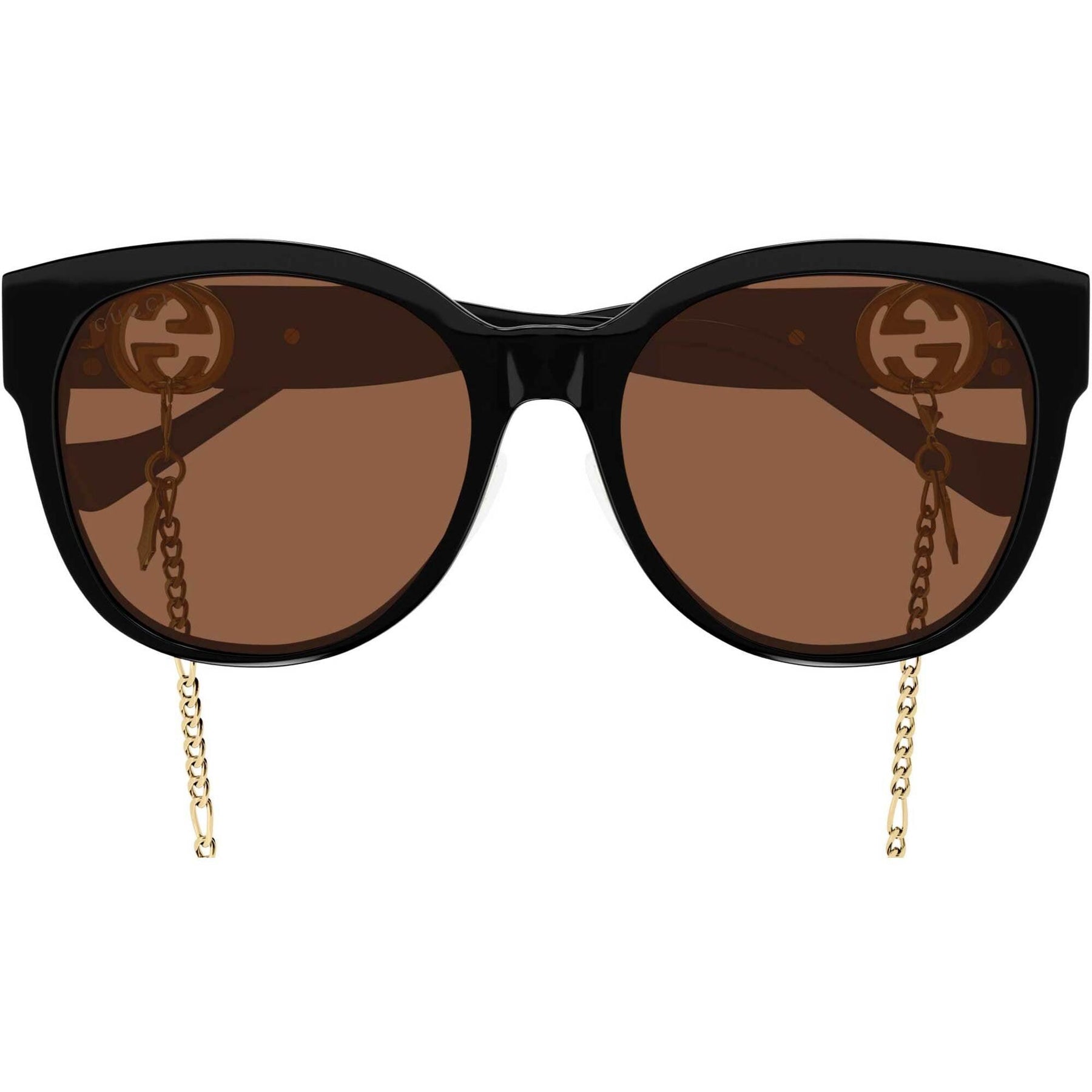 Gucci Women's Sunglasses - Adjustable Nose Pads Black Acetate