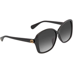 Gucci Women's Sunglasses - Full Rim Black Plastic Square Shape Frame | GG0950SA 001