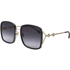 Gucci Women's Sunglasses - Gradient Grey Plastic Lens Square Frame | GG1016SK 001