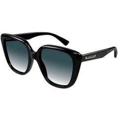 Gucci Women's Sunglasses - Gradient Lens Black Acetate Square Frame | GG1169S 002