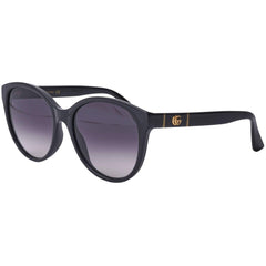 Gucci Women's Sunglasses - Gradient Lens Black Plastic Cat Eye Frame | GG0631S 001