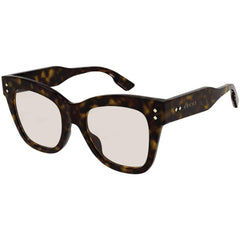 Gucci Women's Sunglasses - Yellow Lens Havana Cat Eye Acetate Frame | GG1082S 003