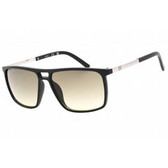 Guess Factory Men's Sunglasses - Matte Black Rectangular Plastic Frame | GF0236 02P