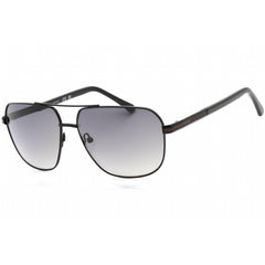 Guess Factory Men's Sunglasses - Shiny Black Frame Gradient Smoke Lens | GF0245 01B