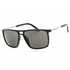 Guess Factory Men's Sunglasses - Shiny Black Rectangular Frame Smoke Lens | GF0236 01A