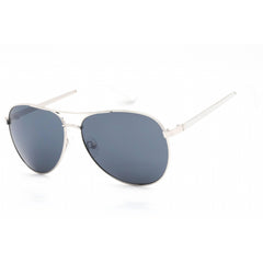 Guess Factory Men's Sunglasses - Shiny Light Nickeltin Frame Smoke Lens | GF0251 10A