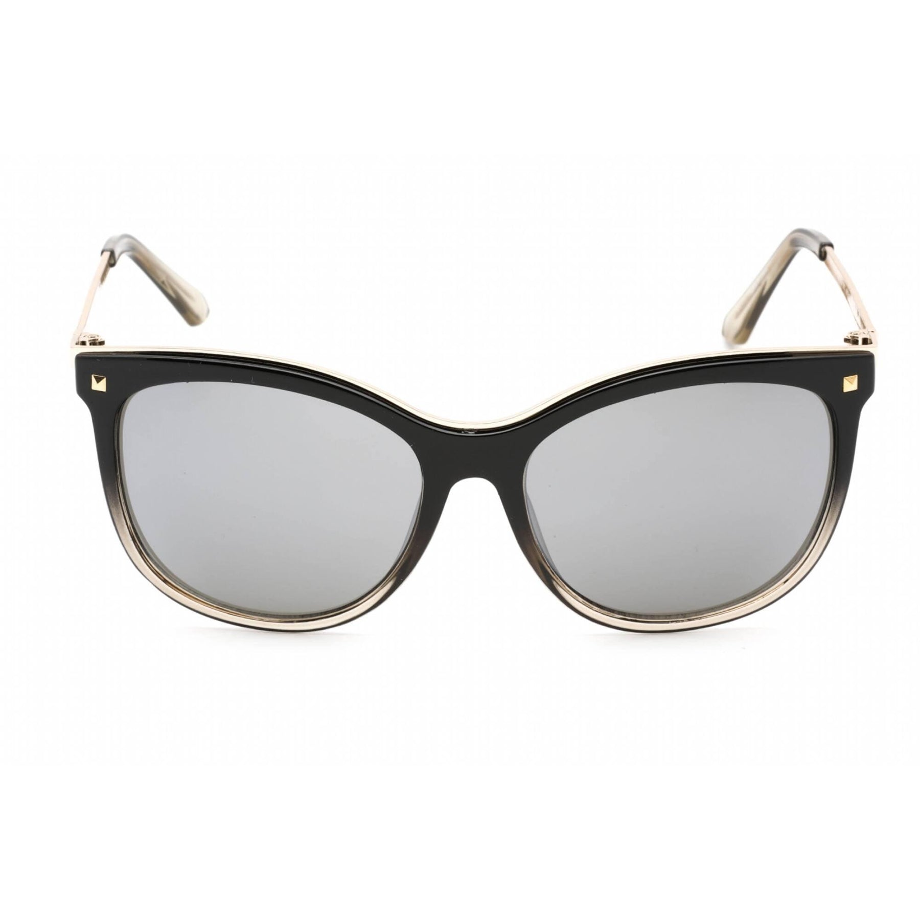 Guess Black and Gold Women\'s Sunglasses Guess Sunglass Womens Black Oversized Square Plastic, Smoke  main image 4