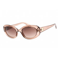 Guess Factory Women's Sunglasses - Full Rim Shiny Beige Plastic Cat Eye | GF6150 57F