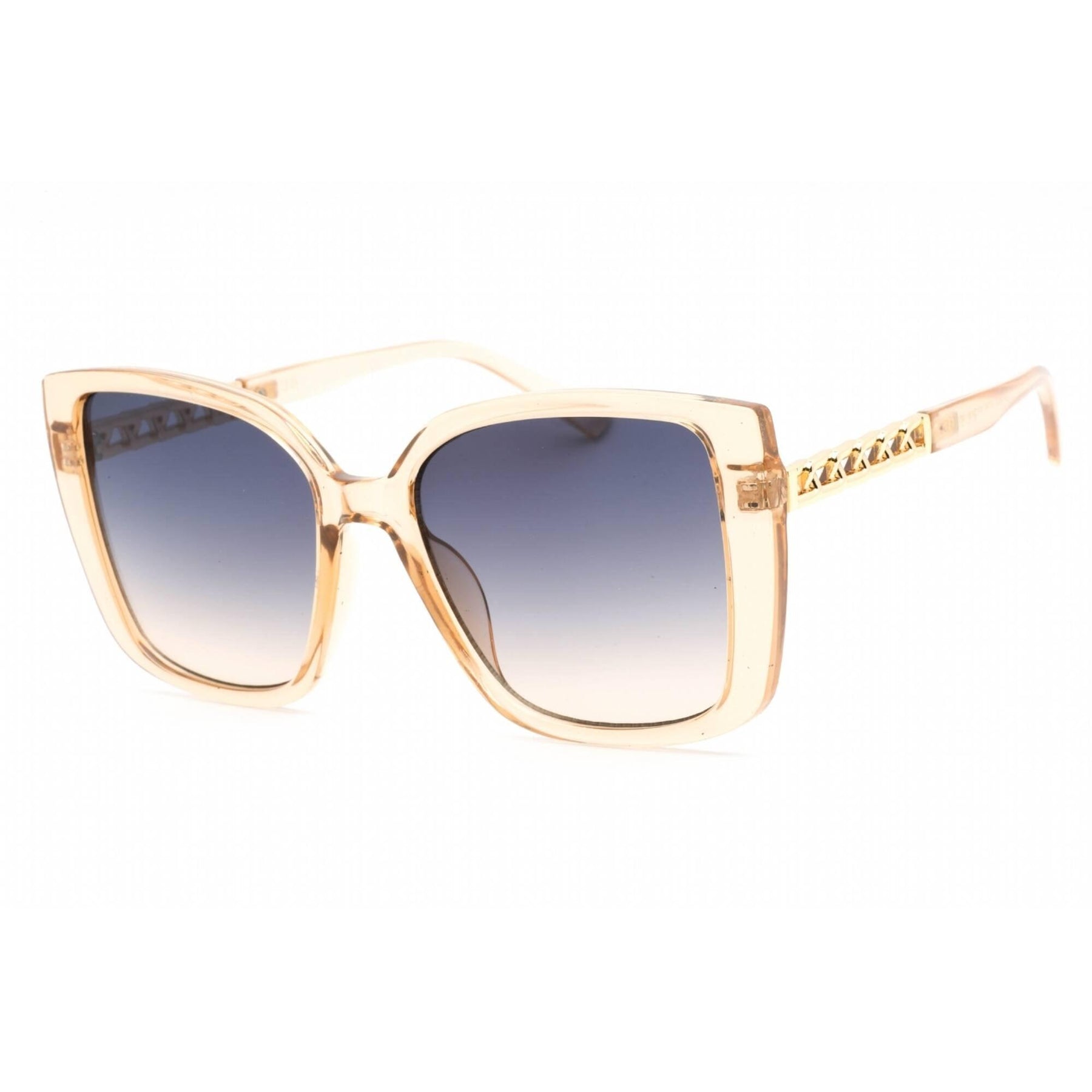 GUESS Gold and Blue Women\'s Sunglasses Guess GU7615 Womens Pilot Polarized BIFOCAL Sunglasses in  main image 3