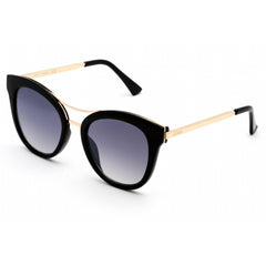 Guess Factory Women's Sunglasses - Shiny Black Frame Smoke Mirror Lens | GF0304 01C
