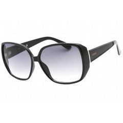 Guess Factory Women's Sunglasses - Shiny Black Oversized Plastic Frame | GF0426 01B