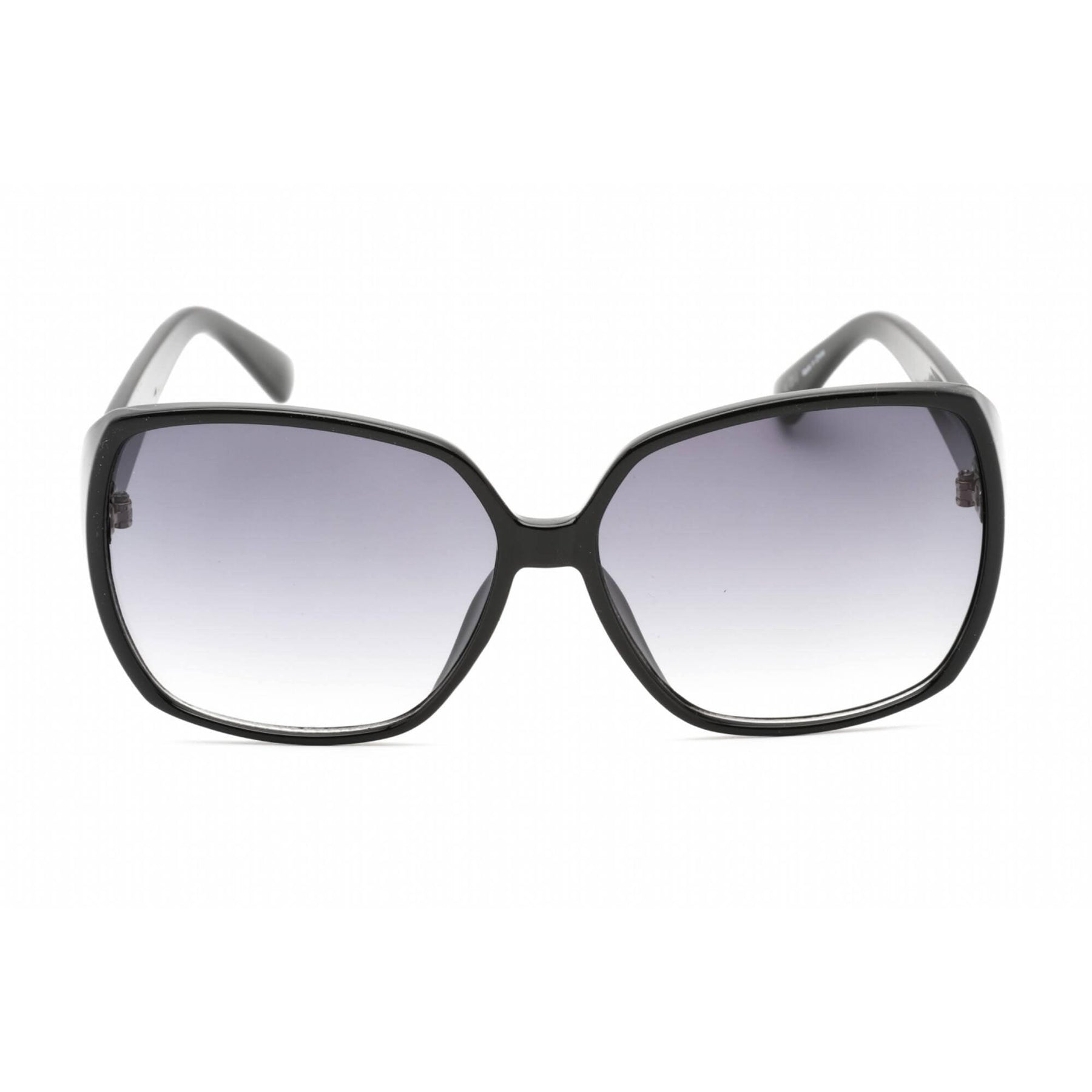 GUESS Oversized Women\'s Sunglasses in Black and Silver Amazon.com: GUESS womens Gu7538 Sunglasses, Shiny Black, 54  main image 2