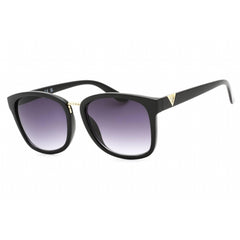Guess Factory Women's Sunglasses - Shiny Black Rectangular Plastic Frame | GF0327 01B