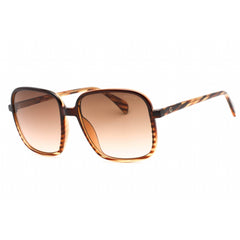 Guess Factory Women's Sunglasses - Shiny Light Brown Square Shape Frame | GF6146 45F