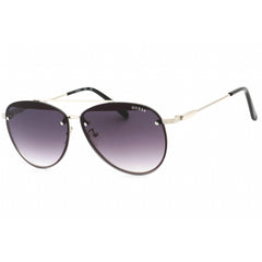 Guess Factory Women's Sunglasses - Shiny Light Nickeltin Aviator Frame | GF0386 10B