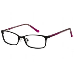Guess Women's Eyeglasses - Clear Demo Lens Black Pink Rectangular Frame | GU9155-3 005