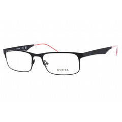 Guess Men's Eyeglasses - Full Rim Matte Blue Metal Rectangular Frame | GU1904-N 091
