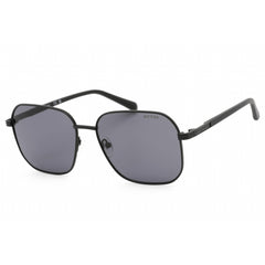 Guess Men's Sunglasses - Full Rim Matte Black Metal Rectangular Frame | GU00051 02A