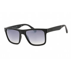 Guess Men's Sunglasses - Full Rim Matte Black Plastic Rectangular Frame | GU6906 02C