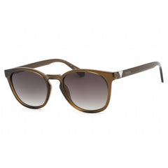 Guess Men's Sunglasses - Full Rim Shiny Dark Green Plastic Round Frame | GU00045 96P