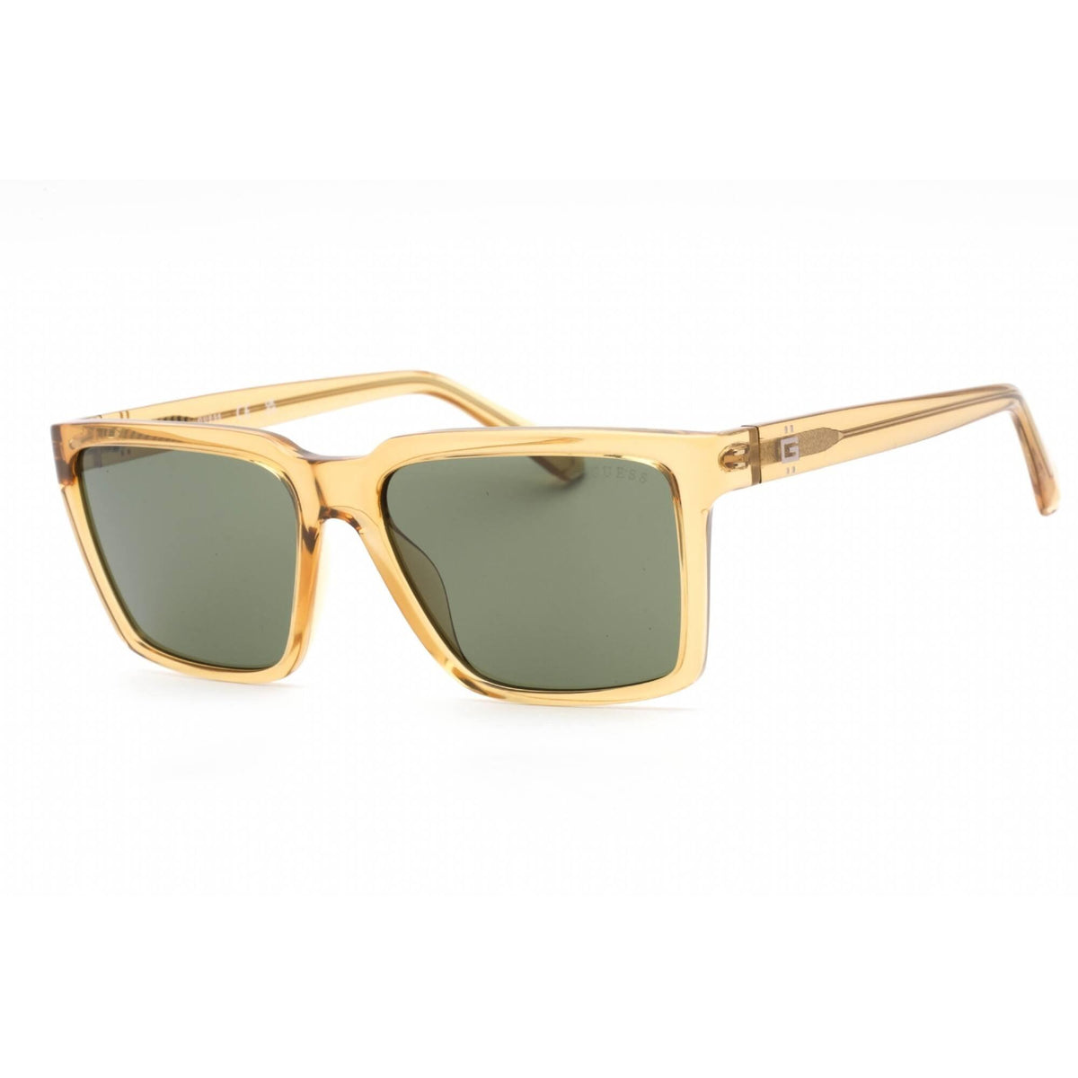 Guess Men's Sunglasses - Full Rim Yellow/Other Plastic Rectangular Fra