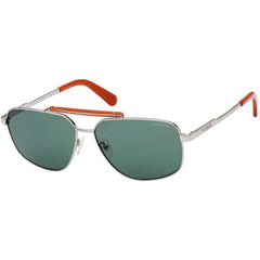 Guess Men's Sunglasses - Plastic Lens Anthracite Grey and Red Frame | GU00054 08N