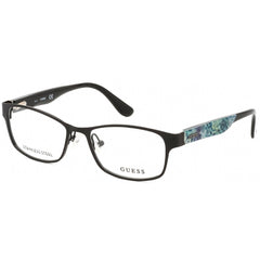 Guess Unisex Eyeglasses - Adjustable Nose Pads Satin Black Metal Frame | GU2608 002