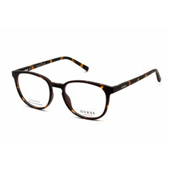 Guess Unisex Eyeglasses - Clear Lens Full Rim Havana Rectangular Frame | GU3009 052