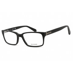 Guess Unisex Eyeglasses - Full Rim Black Plastic Round Frame Clear Lens | GU1843 B84