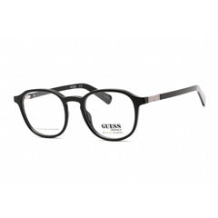 Guess Unisex Eyeglasses - Full Rim Square Shape Shiny Black Plastic Frame | GU8251 001
