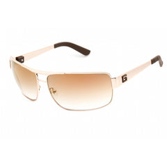 Guess unisex Sunglasses - Full Rim Gold Metal Rectangular Shape Frame | GU6954 32G