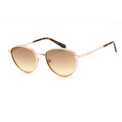 Guess Unisex Sunglasses - Gold Tone Round Metal Full-Rim Frame | GU5205 32F