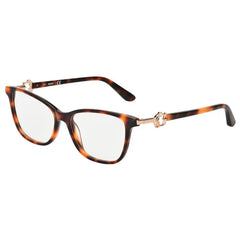 Guess Women's Eyeglasses - Blonde Havana Full Rim Acetate Square Frame | GU2856-S 053
