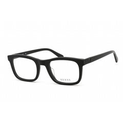 Guess Women's Eyeglasses - Clear Lens Matte Black Plastic Square Frame | GU50002 002